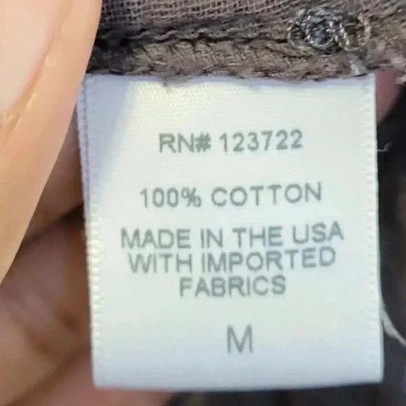 XIRENA Charcoal Gray Cotton Iconic Chelsea Gauze Mia Tiered Hem Dress(M) - Picture 10 of 11